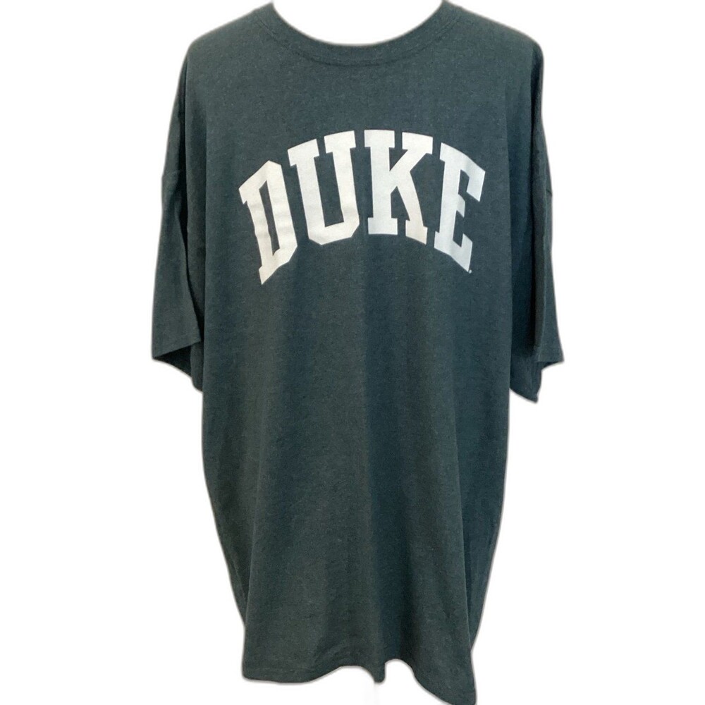 Gildan T-Shirt Men's Size XXL Color Gray Duke University Graphic Tee